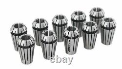 10 Pcs 8-9mm ER16 Collet Set x 0.0005'', #1625-0089x10