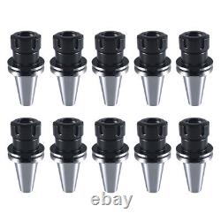 10pcs CAT40-ER32 Collet Chuck 2.76 70mm Length Tool Holder Set