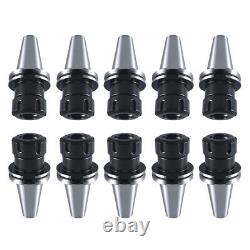 10pcs CAT40-ER32 Collet Chuck 2.76 70mm Length Tool Holder Set NEW