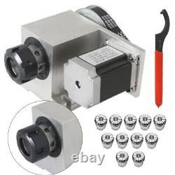 11 Pcs Complete Set ER32 Collet Reduction Ratio 61 & Stepper Moter 4.2V 18kg.cm