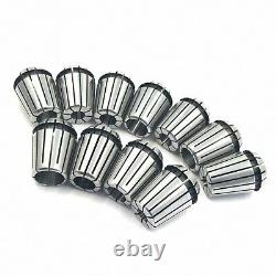 11pcs ER11 Precision Spring Collet Set 2 2.5 3 3.5 4 4.5 5 5.5 6 6.5 7mm M1