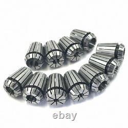 11pcs ER11 Precision Spring Collet Set 2 2.5 3 3.5 4 4.5 5 5.5 6 6.5 7mm M1