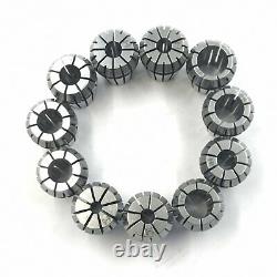 11pcs ER11 Precision Spring Collet Set 2 2.5 3 3.5 4 4.5 5 5.5 6 6.5 7mm M1