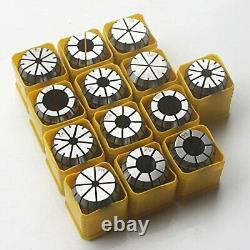 13Pcs ER32 Spring Collet Set 1/16 1/8 3/16 7/32 1/4 5/16 3/8 7/16