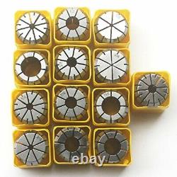 13Pcs ER32 Spring Collet Set 1/16 1/8 3/16 7/32 1/4 5/16 3/8 7/16