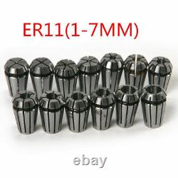 15PCS ER11 Spring Collet Set For CNC Engraving Machine&Milling Lathe Tool DIY K