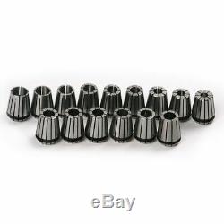 15Pcs ER25 Collet Tool Precision Spring Collet Set from 2mm to 16mm CNC Col E5A1