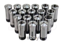 18 Pcs 1/161-1/8 x 16ths Precision 5C Collet Set. 0006 TIR Certificate New #