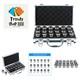 18 Pcs Er32 Collet Set, 3/32''-3/4 Precision Spring Er32 Shank Chuck For Bor