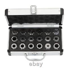 18 Pcs HighAccuracy Industrial Tools Precision ER32 Collet Set 3/32'' to 25/32'