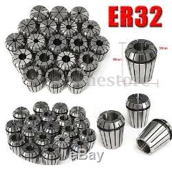 19Pcs ER32 Spring Collets Set 2-20mm ER32 Collet For CNC Engraving Machine
