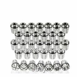 19 Pcs Spring Collet Set for CNC Milling Lathe Tool Holder 2.0-20mm ER32