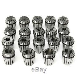 19pcs ER32 2-20mm Spring Collet Collet Chuck Set for CNC Milling Lathe Tool