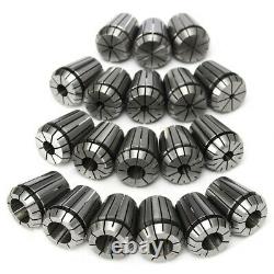 19pcs ER32 2-20mm Spring Collet Collet Chuck Set for CNC Milling Lathe Tool