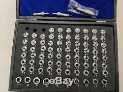 1Set 80pcs Collets for 8mm Watchmaker lathe New Free Shipping