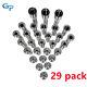 1/32in -1in Metric High Precision R8 Collet Set Fractional For Bridgeport 29 Pcs