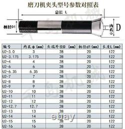 1 piece U2 pointed chuck spring clamp collet holder high precision