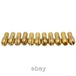 20XFashion 11Pcs/Set Mini Drill Brass Collet Chuck Accessories for Rotary I4E8