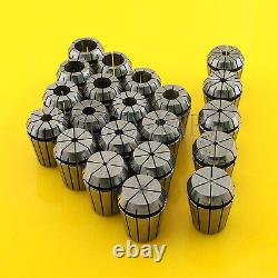 21pcs ER25 Spring Collet Chuck Tool Set CNC 1mm-16mm 1.5mm-5.5mm