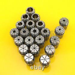 21pcs ER25 Spring Collet Chuck Tool Set CNC 1mm-16mm 1.5mm-5.5mm