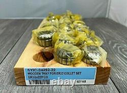 22 pcs Techniks 04212-22 ER 32 Collet Set-Inch 3/32 to 3/4 Capacity