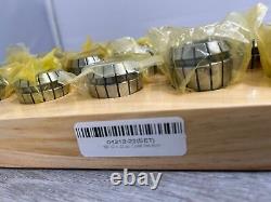 22 pcs Techniks 04212-22 ER 32 Collet Set-Inch 3/32 to 3/4 Capacity