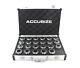 23 Pcs Er40 Collet Set 1/8 To 1, 0.0005 In Fitted Strong Box, #0223-0935