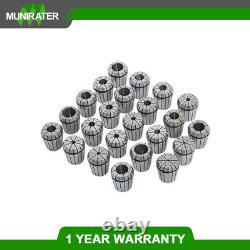 24PCS ER40 Collet Set Metric Spring Collet Milling Lathe CNC Chuck Bit Holder
