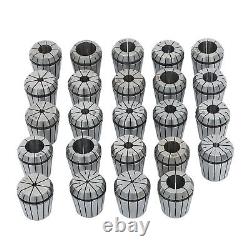 24PCS ER40 Collet Set Metric Spring Collet Milling Lathe CNC Chuck Bit Holder