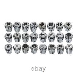 24PCS ER40 Collet Set Metric Spring Collet Milling Lathe CNC Chuck Bit Holder