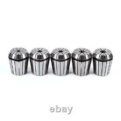 24Pcs Collet Set Metric Size ER40 High Precision Spring Clamping Collets