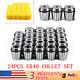 24pcs Er40 Clamp Collet Set Metric Size High Precision Spring Clamping Collet