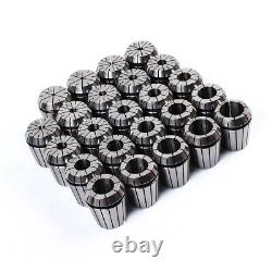 24Pcs ER40 Collet Set Metric Size High Precision Spring Clamping Collet 3mm-26mm
