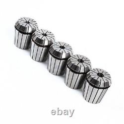24Pcs ER40 Collet Set Metric Size High Precision Spring Clamping Collet 40CR