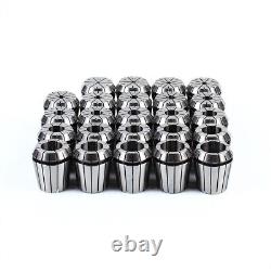 24Pcs ER40 Collet Set Metric Size High Precision Spring Clamping Collets