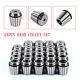 24pcs Er40 Collet Set Metric Size 1/8-1 High Precision Spring Clamping Collet