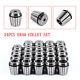 24pcs Er40 Collet Set Metric Size High Precision Spring Clamping Collet New