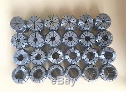 24pcs ER40 Spring Collet Set 3-26mm For CNC Milling Lathe Tool CAPT2011