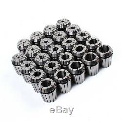 24pcs ER40 Spring Collet Set 3-26mm For CNC Milling Lathe Tool US Stock