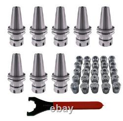 25Pcs ER32 Collet Set 1/16-3/4 CAT40 ER32 70 2.76 Collet Chuck Tool Holder