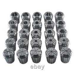 25Pcs ER32 Collet Set 1/16-3/4 CAT40 ER32 70 2.76 Collet Chuck Tool Holder