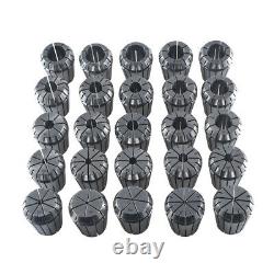 25Pcs ER32 Collet Set 1/16-3/4 CAT40 ER32 70 2.76 Collet Chuck Tool Holder