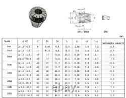 29PCS ER50 Collet SET 6-34mm runout 0.015mm high precision