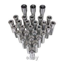 29Pcs R8 Spring Collet Set Fractional 1/32-1 High Precision for Bridgeport NEW