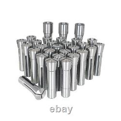 29Pcs R8 Spring Collet Set Fractional 1/32-1 High Precision for Bridgeport NEW