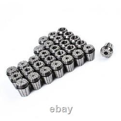 29pcs ER40 40CR Precision Spring Collet Set 3mm-26mm for CNC Milling Drilling US