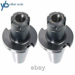 2Pcs CAT50-ER32 COLLET CHUCK 4 Gage Length CHUCKS Tool Holder Set