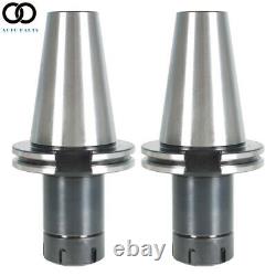 2Pcs CAT50-ER32 COLLET CHUCK 4 Gage Length Tool Holder Set