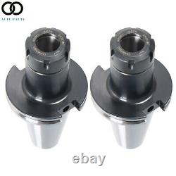 2Pcs CAT50-ER32 COLLET CHUCK 4 Gage Length Tool Holder Set