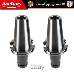 2Pcs CAT50-ER32 COLLET CHUCK 6 150mm Gage Length Tool Holder Set